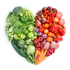 green and red healthy food