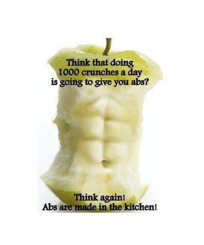 Abs in the kitchen