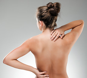 Woman's back