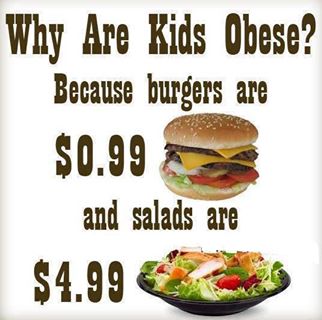 Burgers vs salads