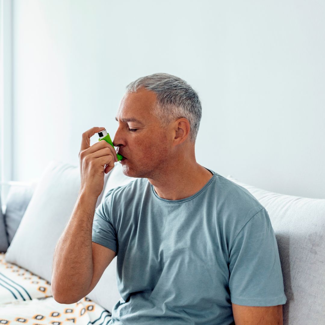 img of a man with asthma